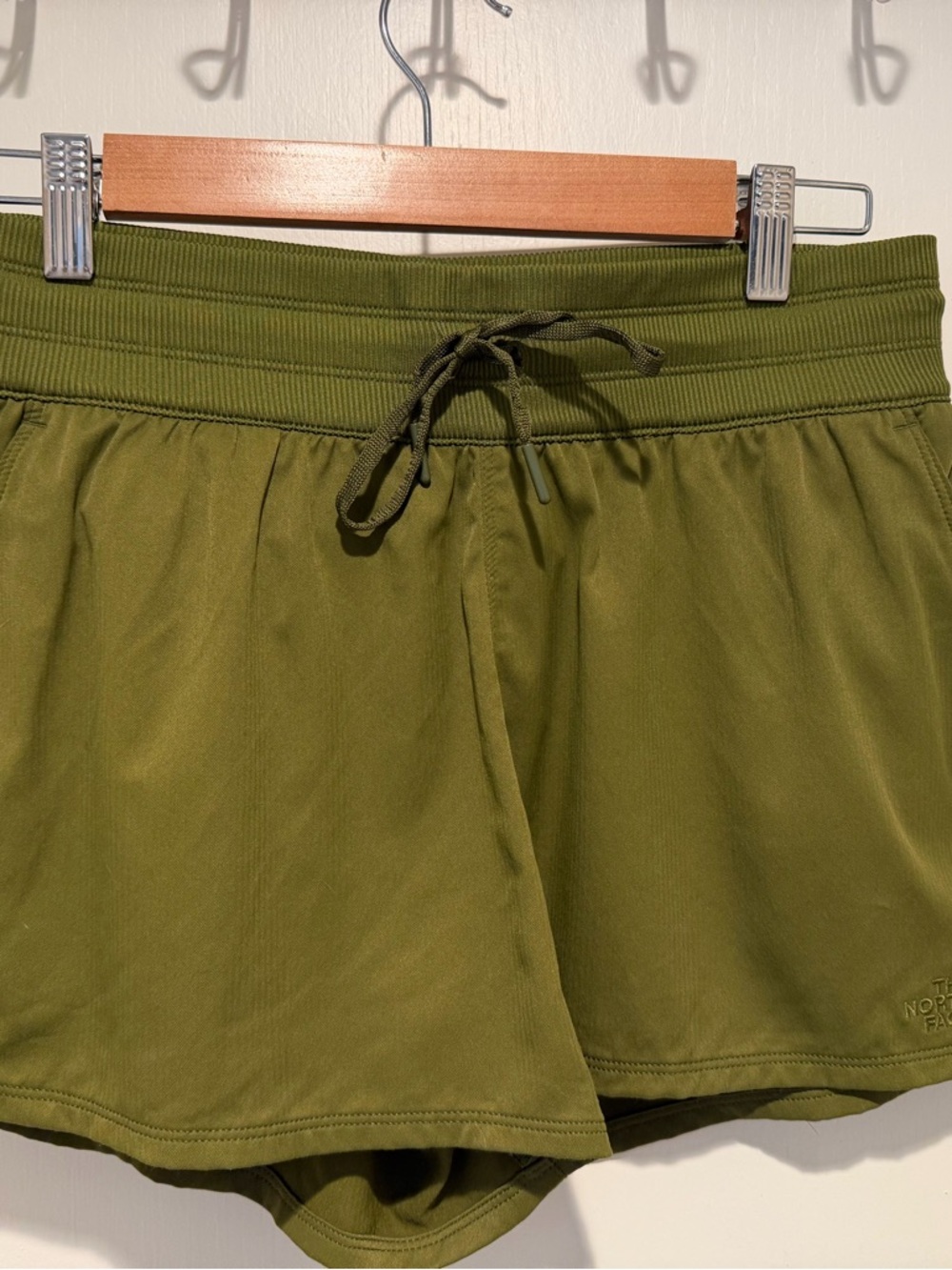 The North Face Women's Olive Athletic Drawstring Shorts